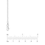 Extender Chain 3-inch Length Rhodium-plated Sterling Silver