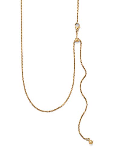 14k Gold-filled Rounded Box Chain Necklace Adjustable Length