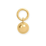 Ball Drop Charm 14k Gold-filled Sterling Silver 4.8mm, Made in the USA