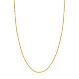 14k Yellow Gold Light Rope Chain 2.9mm, 18-inch