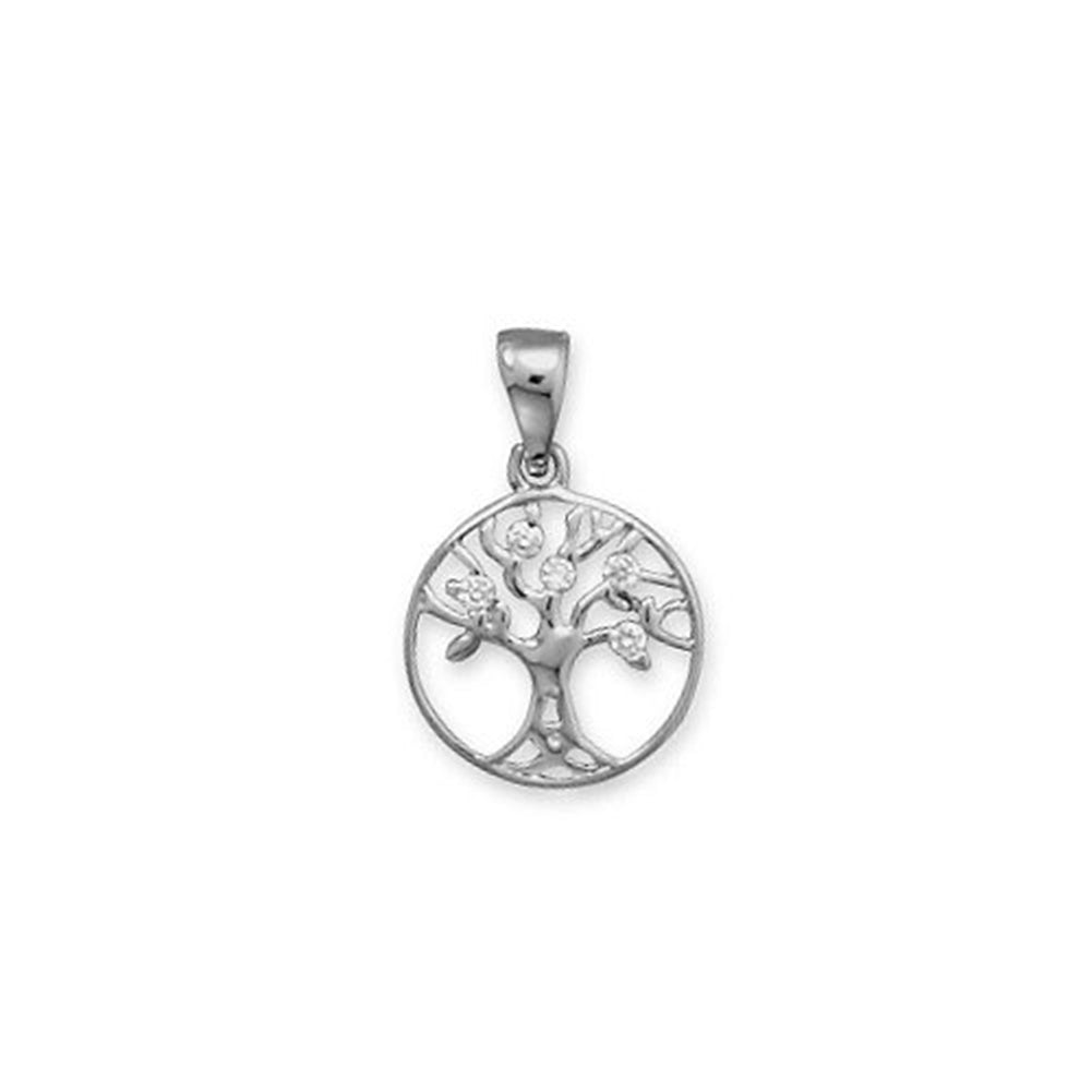 Family Tree of Life Pendant with Cubic Zirconia