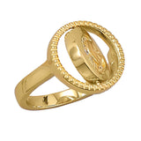 Star Sun Burst Reversible Design Gold-plated Sterling Silver Cubic Zirconia