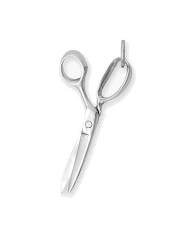 Scissors Sewing Shears Charm Sterling Silver