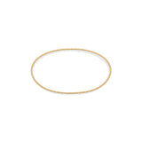 14k Gold-filled Diamond-cut Sparkle Wire Bangle 
Bracelet