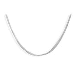 AzureBella Jewelry 5-Strand Liquid Silver Necklace Sterling Silver - Made in The USA, 18-inch