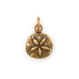 Sand Dollar Charm Gold-plated Sterling Silver