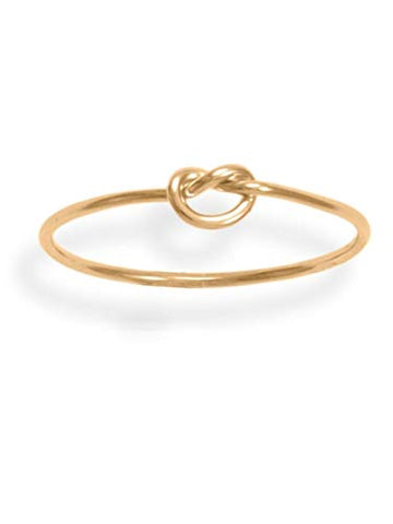 14k Gold-Filled Thin Love Knot Ring