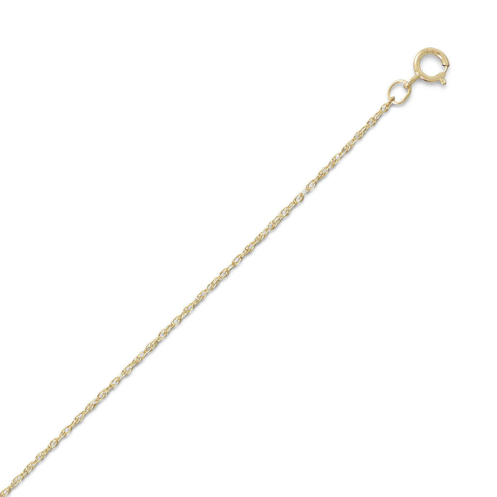 14k Gold-filled Rope Chain Necklace 14-inch length