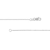 Diamond-cut Cable Chain Necklace Sterling Silver