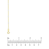 14k Two-Tone White and Yellow Gold Barrel Saturn Chain Necklace