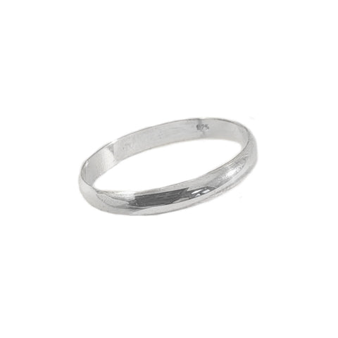 Sterling Silver Polished 2.5mm Band Ring, size 7