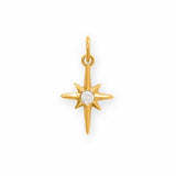 14k Gold-plated Silver Charm Necklace with Adapter and Charms Opal Wheel Bead, Moon and Stars