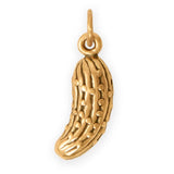 Pickle Charm Gold-plated Sterling Silver