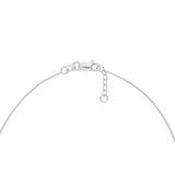 14k White Gold Mini Evil Eye Nazar Boncuk Bracelet with Cubic Zirconia East2West Collection
