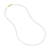 14k Two Tone Gold Diamond-cut Wheat Chain, 18 inches