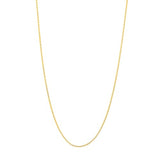 14k Two Tone Gold Diamond-cut Wheat Chain, 18 inches