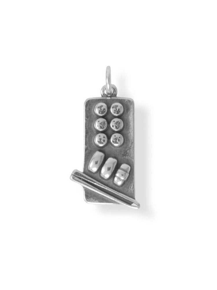 Sushi Tray Charm Sterling Silver