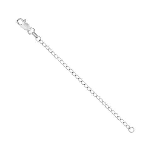 14k White Gold Extension Chain 3-inch Length