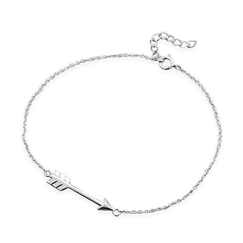 Arrow Bracelet Sterling Silver Adjustable Length