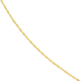 14k Yellow Gold Dorica Twist Sparkle Chain, 24-inch
