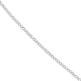 14k White Gold Rolo Chain 1.5mm wide, 20-inch