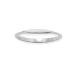 Stacking Ring Flat Top Sterling Silver