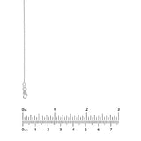 Sterling Silver Diamond-cut Cable Chain 0.95mm