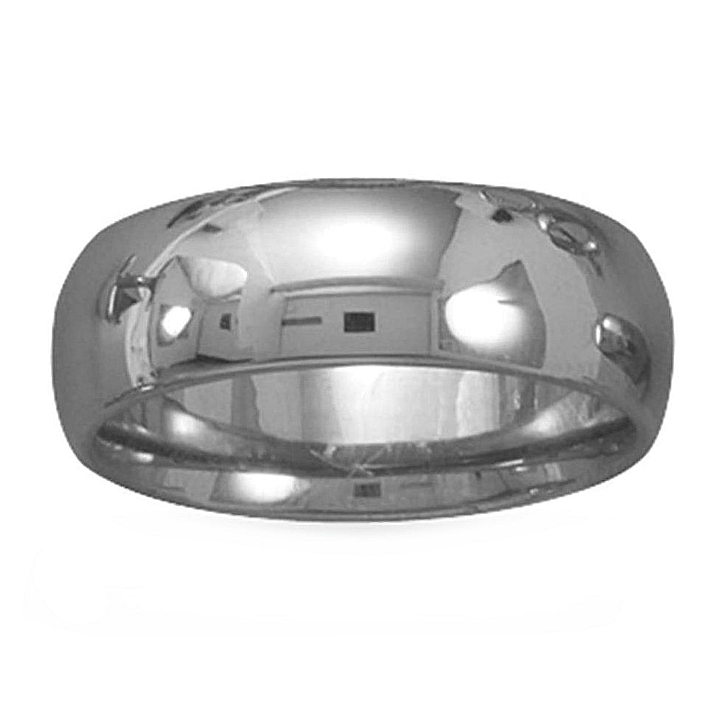 Tungsten Carbide 8mm Wedding Band Ring