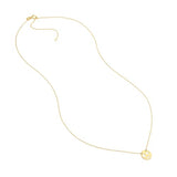 14k Yellow Gold Smiley Face Pendant Necklace with with Heart Eyes Emoji