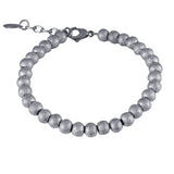 Laser Sparkle Ball Bracelet Stainless Steel Adjustable Length