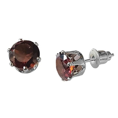 Sparkling Cubic Zirconia Post Stud Earrings
