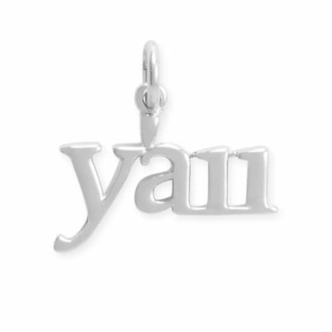Word Y'all Charm Sterling Silver