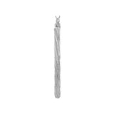 Sterling Silver Twist Hoop Earrings with Snap Posts - Nontarnish and Lightweight
