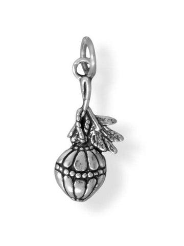Tree Ornament Charm Sterling Silver