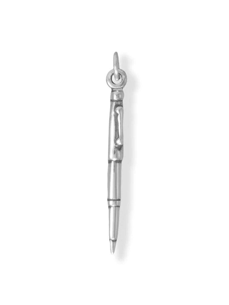 Fountain Pen Writing Instrument Charm Sterling Silver