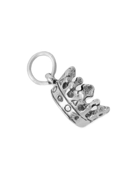 AzureBella Jewelry Crown Charm Gold Plated Sterling Silver Queen King AzureBella Jewelry Crown Charm Gold Plated Sterling Silver Queen King