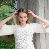 Rainbow Moonstone Turquoise Chip Teardrop Earrings Gold-plated Sterling Silver