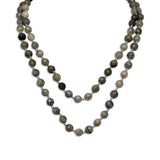 Labradorite Necklace with Faceted Beads Endless Style No Clasp
