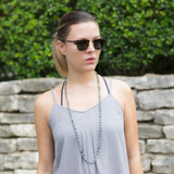 Labradorite Necklace with Faceted Beads Endless Style No Clasp