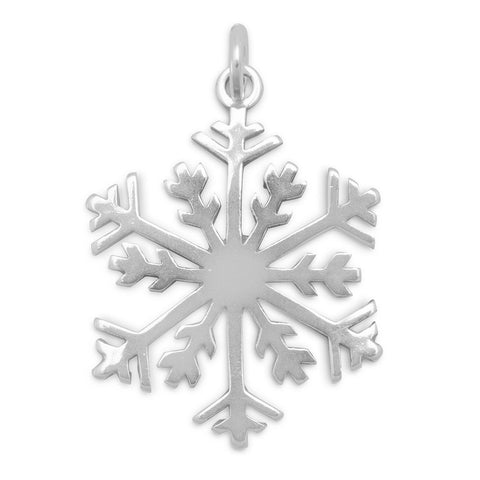 Lacy Snowflake Pendant Sterling Silver, Pendant Only