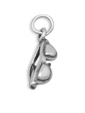 3-D Sunglasses Charm Sterling Silver, Made in the USA
