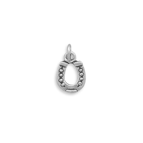 Good Luck Horseshoe Charm Sterling Silver, Made in the USA