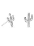 Saguaro Cactus Post Stud Earrings Sterling Silver