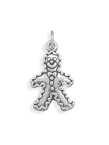 Gingerbread Man Cookie Charm, Made in the USA