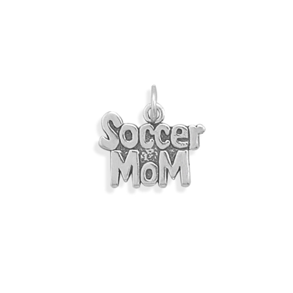 Soccer Mom Charm Sterling Silver