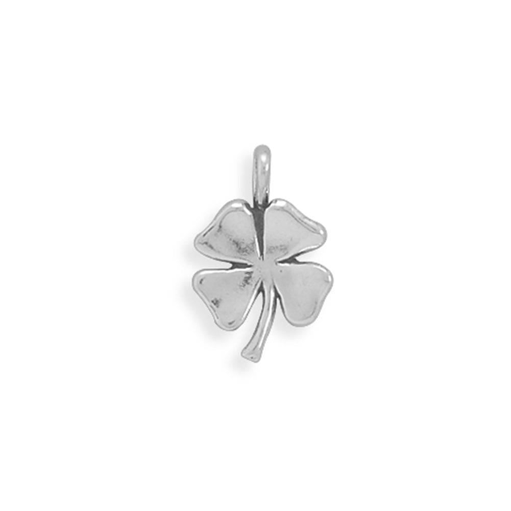 4 Leaf Clover Shamrock Charm Sterling Silver, Made in the USA