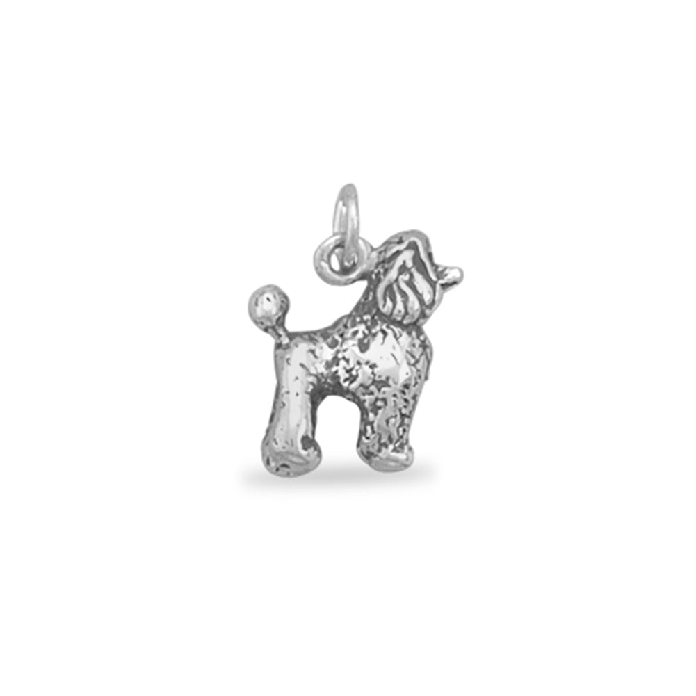 Dog Breed - Poodle Charm Sterling Silver