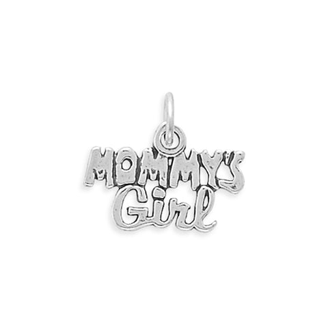 Mommy's Girl Charm Sterling Silver - Made in the USA