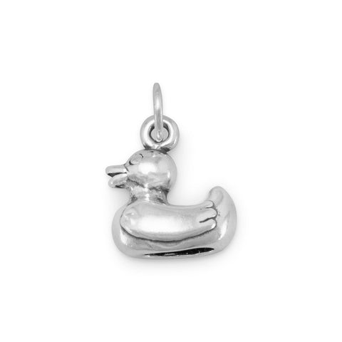 Rubber Duck Charm Sterling Silver - Made in the USA