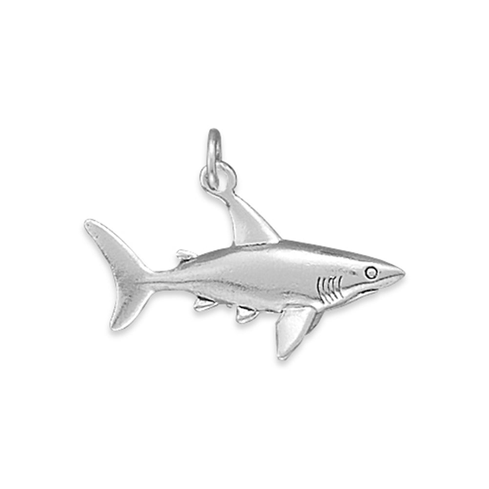 Shark Charm Sterling Silver - Made in the USA